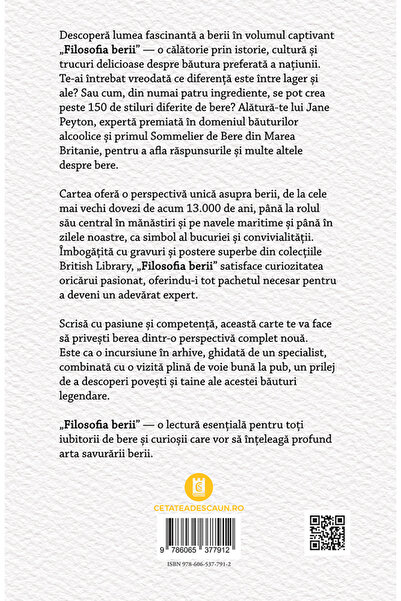 Editura Cetatea de Scaun Beer Philosophy