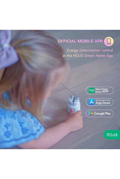 Nous Priza Smart WiFi cu monitorize a consumului de energie, Nous, A1