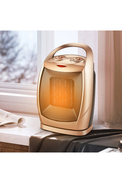 Generic 1500W Electric Small Space Heater Fan Mini Heater Household PTC Heating Portable Small Space Heater