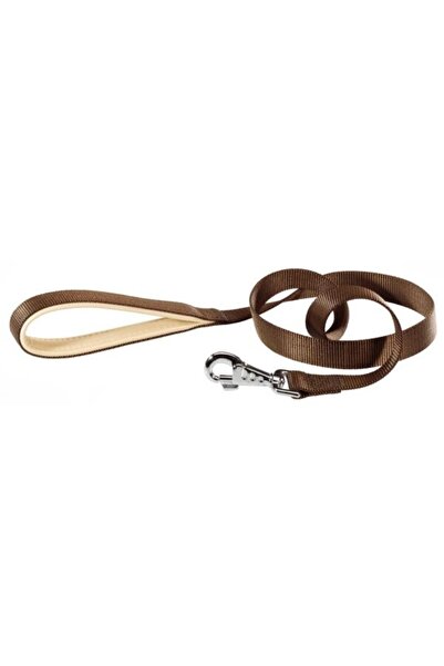 Ferplast مقود الكلاب دايتونا جي نايلون، اللون: بني، الأبعاد: ٢٥ مم × ١٢٠ سم