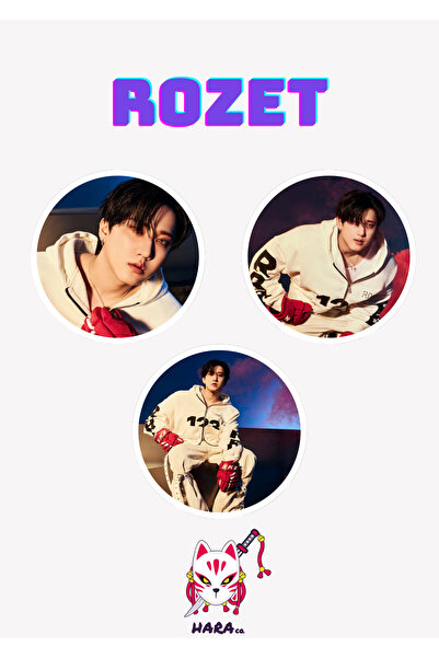 Hara Company Stray Kids Kpop Karma Albüm Hooray Versiyonu Changbin Rozet Seti...