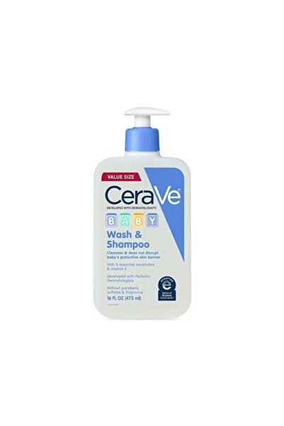 TOPONEE CeraVe Baby Wash and Shampoo for Children - 473 ml