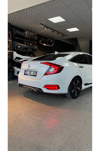 OEM HONDA CİVİC FC5 2016-2021 ARKA TAMPON E DİZAYN LED SİS