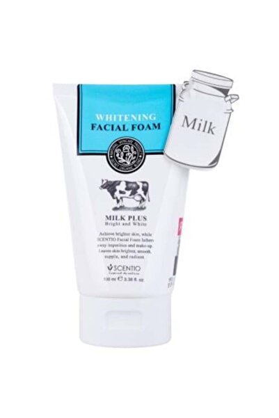 Scentio رغوة تفتيح الوجه برايت آند وايت ميلك بلس كيو 10 من - 100 مل