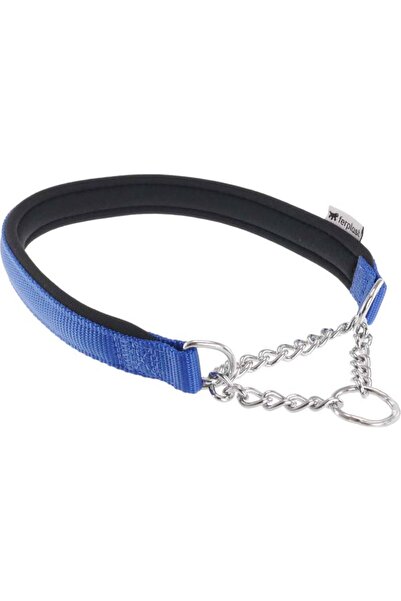 Ferplast طوق دايتونا سي إس إس شبه قابل للسحب مع حشوة ناعمة، اللون: أزرق، الأب...