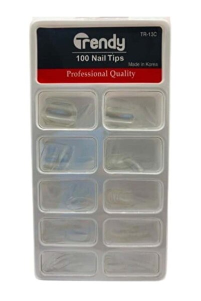 TRENDY مجموعة أظافر صناعية 100 قطعة - رقم TR13C