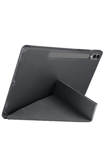 HarmonyAura Samsung Galaxy X510 Tab S9 Fe 11 Case Mars Tablet Case with Pen Holder - Black