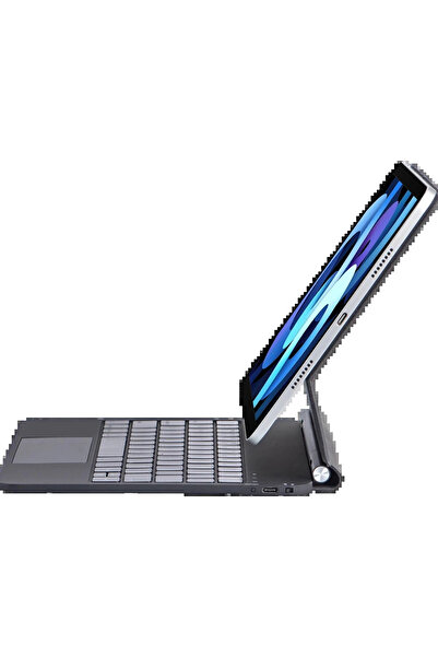 HarmonyAura iPad Pro 11 (2024) Case X7P Magic Tablet Case with Magnetic Keyboard - Black