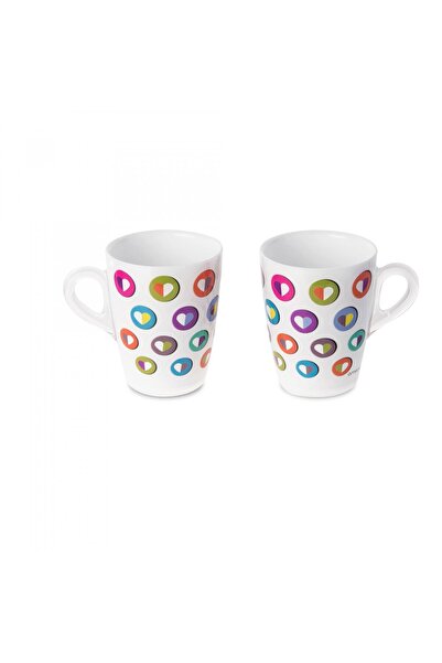 Omada Mugs and cups - PLEXART Set of 2 mugs - Heart Color