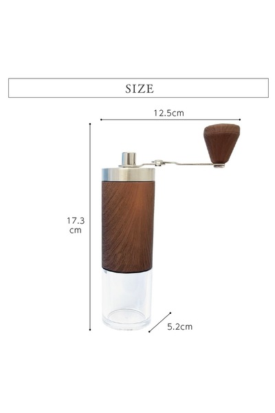 Seven Two Seven Wooden manual coffee grinder