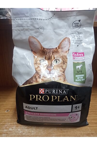 Pro Plan Kuzu Etli Hassas Sindirim Yetişkin Kedi Maması 3 Kg+2 PAKET LİNA TAHILSIZ KUZULU STİCK(6 ADET)