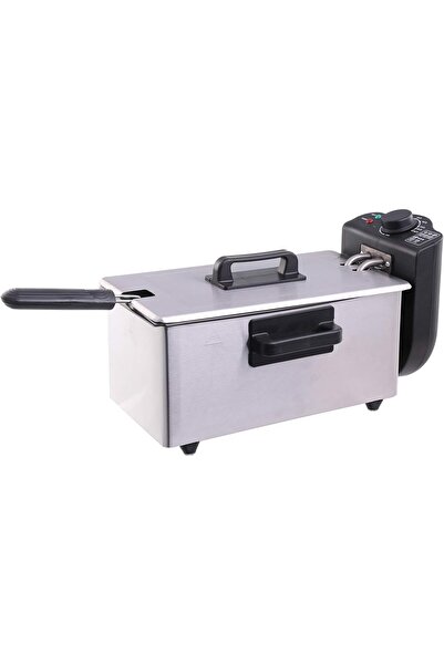 Alim 3L Deep Fryer, 2000W, Stainless Steel, Adjustable Temp, Auto Shut-Off