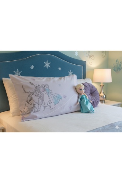 Taç Flannel Frozen Elsa Pillowcase – 50X70 cm (1 Piece)