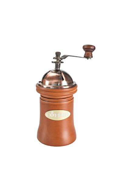 Seven Two Seven Vintage-style wooden manual coffee grinder