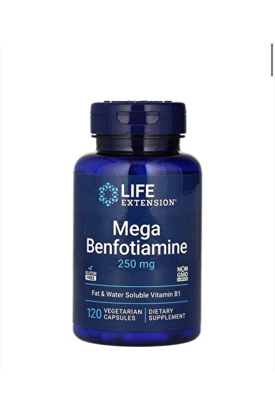 Life Extension Mega Benfotiamine 250 mg 120 Veg Capsules