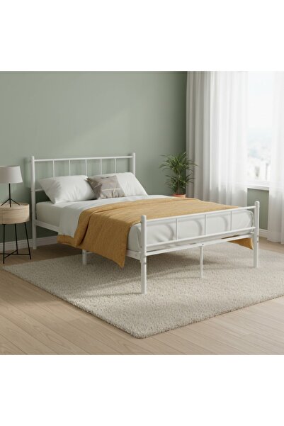 DEC4 Rust-resistant iron bed with an elegant design, 190*120cm