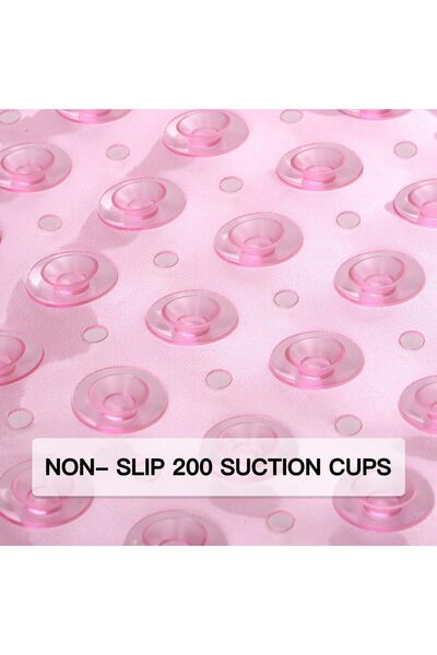 Primo Plus Bath Tub Mat Non-Slip and Extra Large, Bathtub Mat, Machine Washable Bathroom Mats with Drain Holes