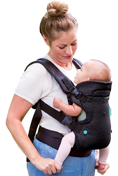 Infantino Flip Advanced 4-IN-1 Convertible Baby Carrier (Grey)