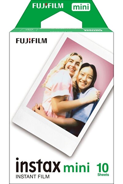 Instax فيلم فوجي فيلم ميني الفوري - حافة بيضاء (10 لقطات) - الفيلم فقط