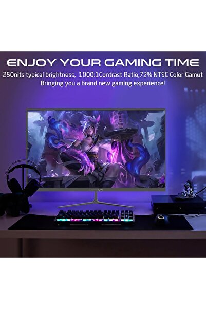 GAMEON 22” IPS Gaming Monitor – FHD 1920x1080, 120Hz, 0.5ms, HDMI 2.1 (Black)