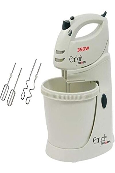 Emjoi Hand Mixer With Bowl, 350 W- Uehm-201, Plastic Material