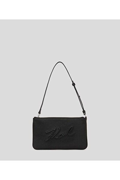 Karl Lagerfeld K/SKUARE PUNGĂ DE UMĂR GRAINY A Negru Femei