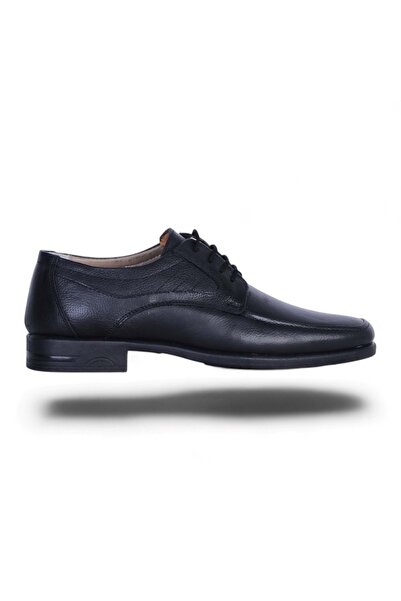 moda ayakkabım Light mk-12 black men's leather shoes