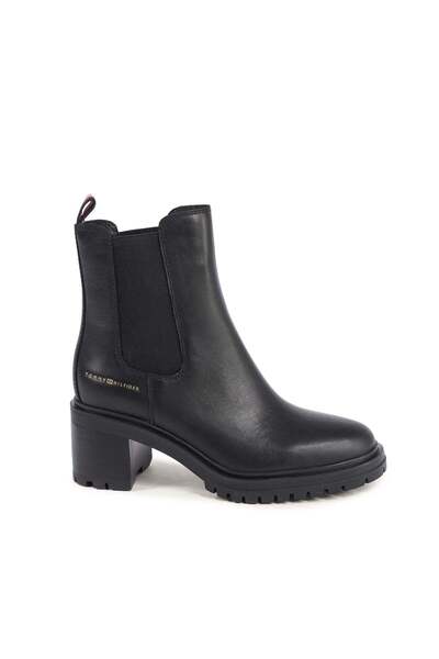 Tommy Hilfiger Ghete negre până la gleznă ( 103160 ) pentru femei