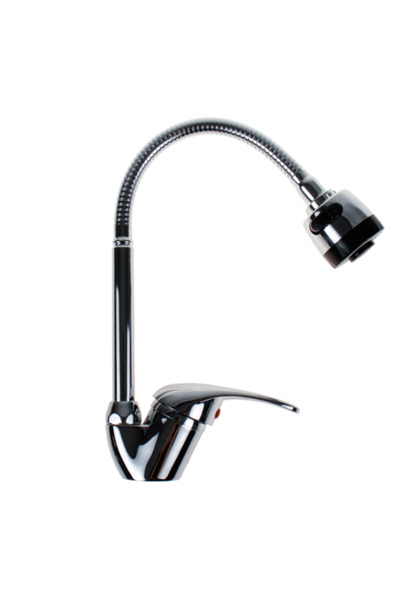 KlaussTech Kitchen Faucet, Flexible Shower, Single Lever, 2 Adjustable Jets, ...