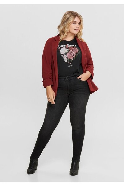 Only Carmakoma Blazer Bordeaux - Women