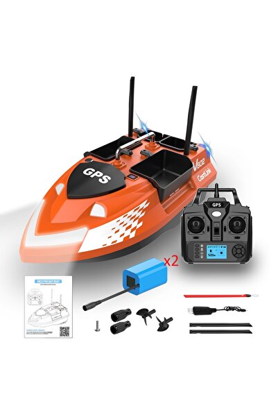HobbyRcModels Flytec V802 Pro 500M GPS'li, Oto Eve Dönüş, 25Km/S Hızlı Balık,...