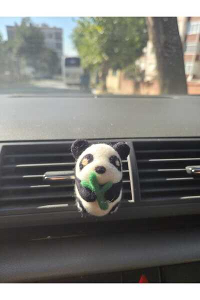 FREEDOM STOREE Car Ornament, Glove Box Accessory - Panda