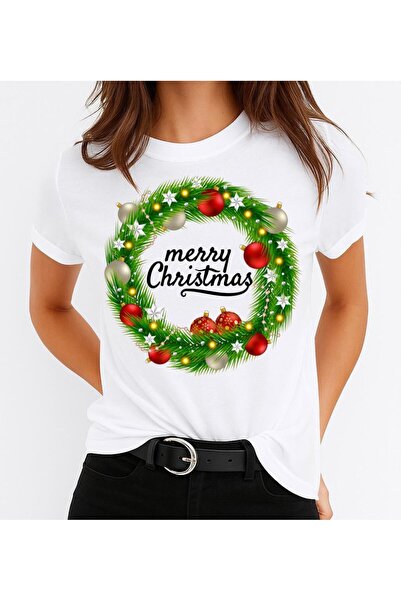 OEM Tricou 100% bumbac - Crăciun fericit nou