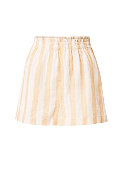 TopShop co-ord linen stripe pull on shor Women