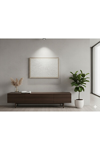 Oss elhetraf A luxurious abstract white wall painting – a stylish and modern ...