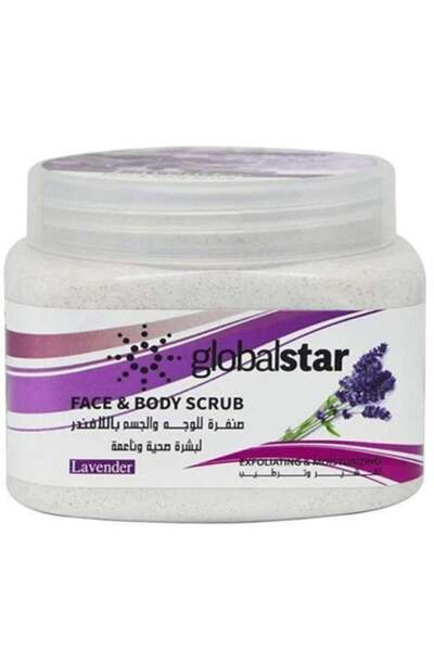 Globalstar مقشر الوجه والجسم باللافندر من جلوبال ستار - 500مل