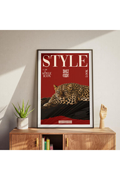 luxorpixels ÇERÇEVESİZ Style Duvar Posteri Trend Moda Ofis Dekoru Vintage Magazin, Retro Poster
