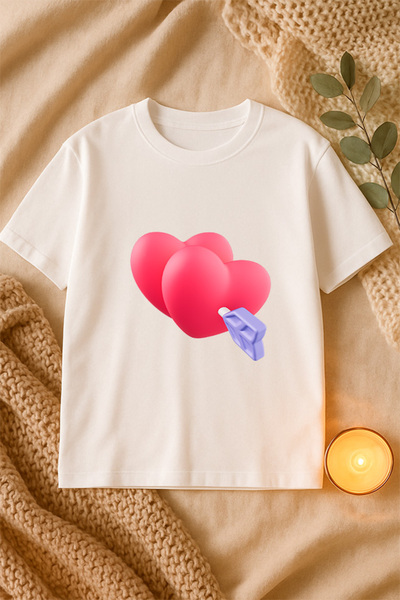 SVART WEAR supradimensionat cu imprimeu tricou Cu imprimeu pe tricou față cu ...