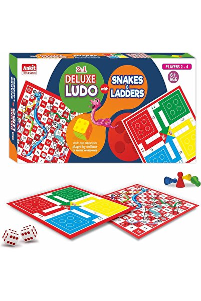 Generic Ankit Toys & Games Ludo & Snake & Ladders Board Game Set for Kids & Adults