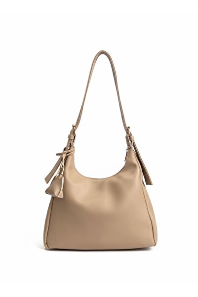 FREE MARKA Bej Kadın Omuz Ve El Çantası
