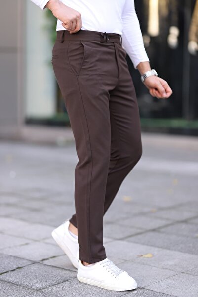 blayn jeans Men's Slim Fit Linen Trousers – Flexible Fabric, Stylish & Casual Model