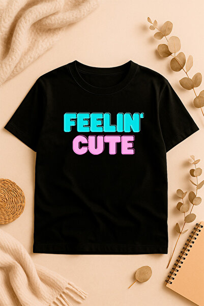 SVART WEAR قصة فضفاضة مطبوع تي شيرت مطبوع عليه تي شيرت من الجانب الأمامي مطبو...