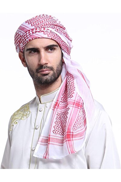 genric Keffiyeh Arab Head Scarf for Men Sheikh Muslim Turban Saudi Dubai Head...