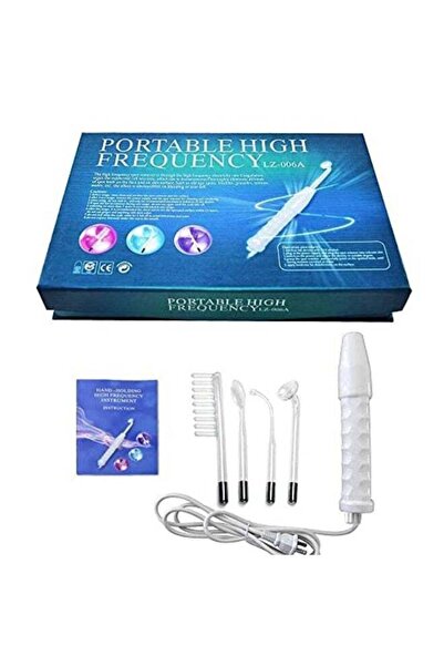 GENERIC4 جهاز العلاج الكهربائي عالي التردد - مشط كهربائي محمول لنمو الشعر وتدليك حب الشباب