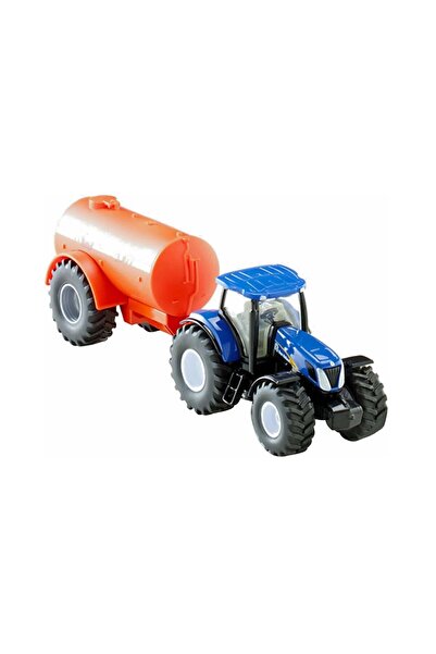 Siku Jucărie Metalică Tractor New Holland T7070 cu Cisterna 1945 Scara 1:50