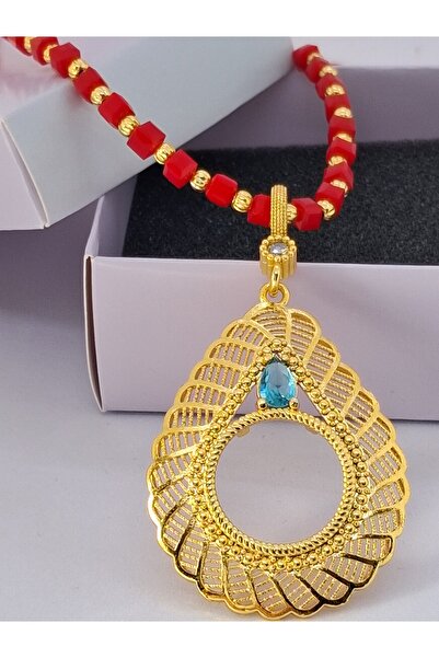 NETİCE ÖYLEK Blue Stone Quarter Pendant