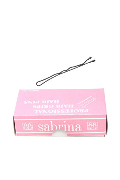 SABRINA Μαύρες κυματιστές φουρκέτες με βολβό, Sabrina, 4,5 cm, 200 g