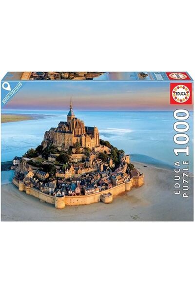 EDUCA Jigsaw Puzzle of Mont Saint Michel - 1000 Pieces
