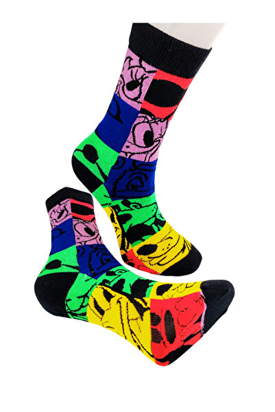 Shuttle Park Special Series Happy Colorful Disney Characters Patterned Socks Fun Comfortable Stylish Design Style Socks