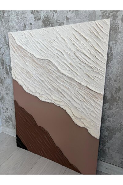 Store Besart Rölyef Dokulu Kabartmalı Modern Tablo - pres tuval üzerine- ÇERÇEVESİZ